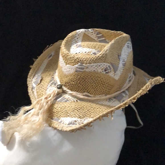 Charlie Hats Hand Woven Straw and Raffia Cowgirl Hat - Picture 5 of 6